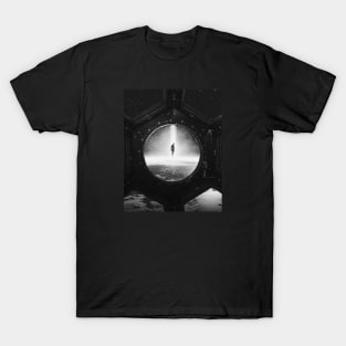 Flying in space T-Shirt